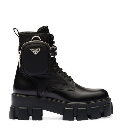 prada monolith nylon boots|prada monolith boots women's.